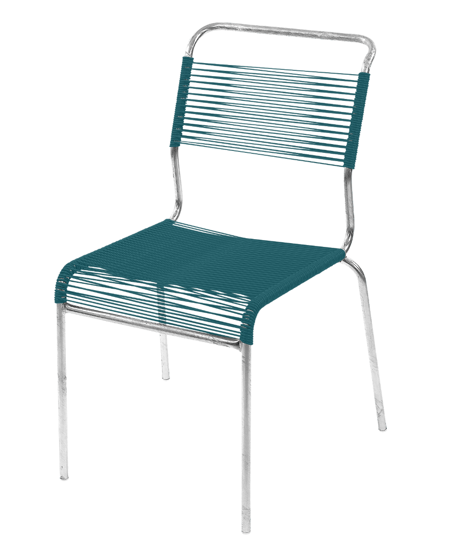 Sessel Spagh.o.Arml. kalib.<br> Farbe: kaliblau