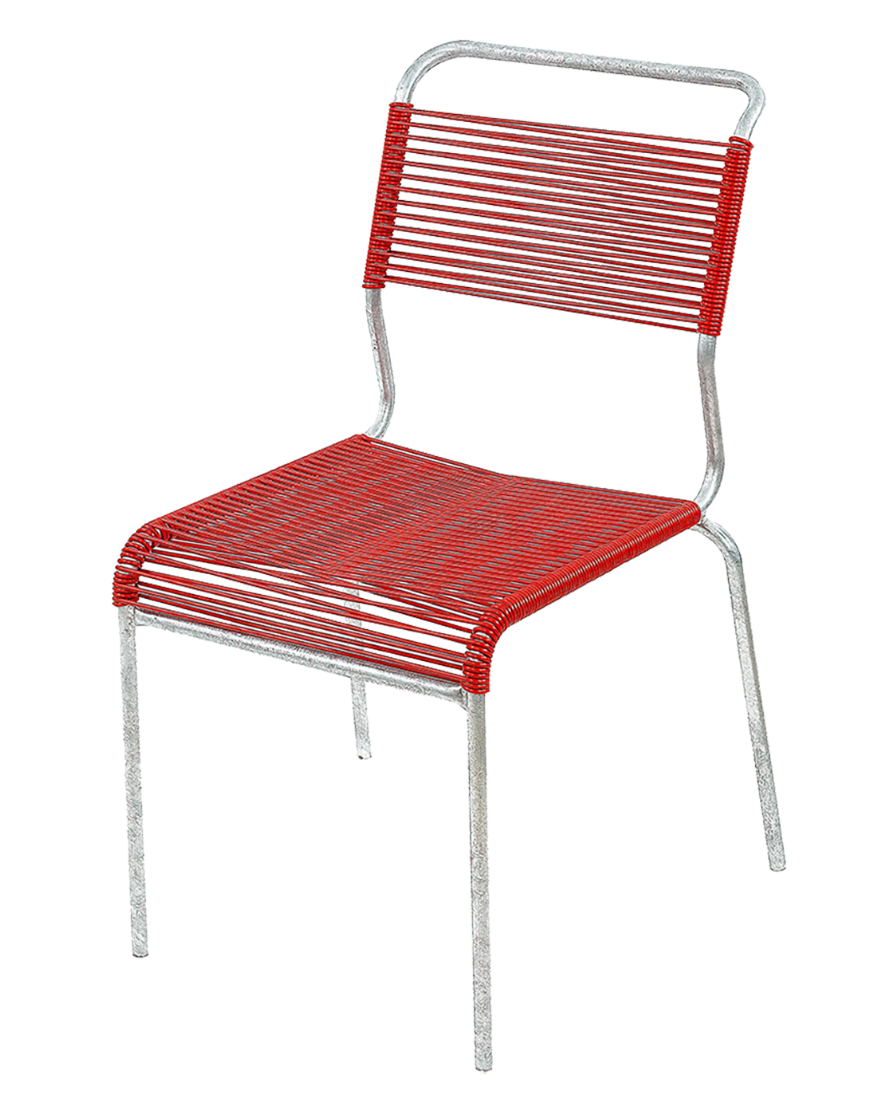Sessel Spagh.o.Arml. rot<br> Farbe: rot