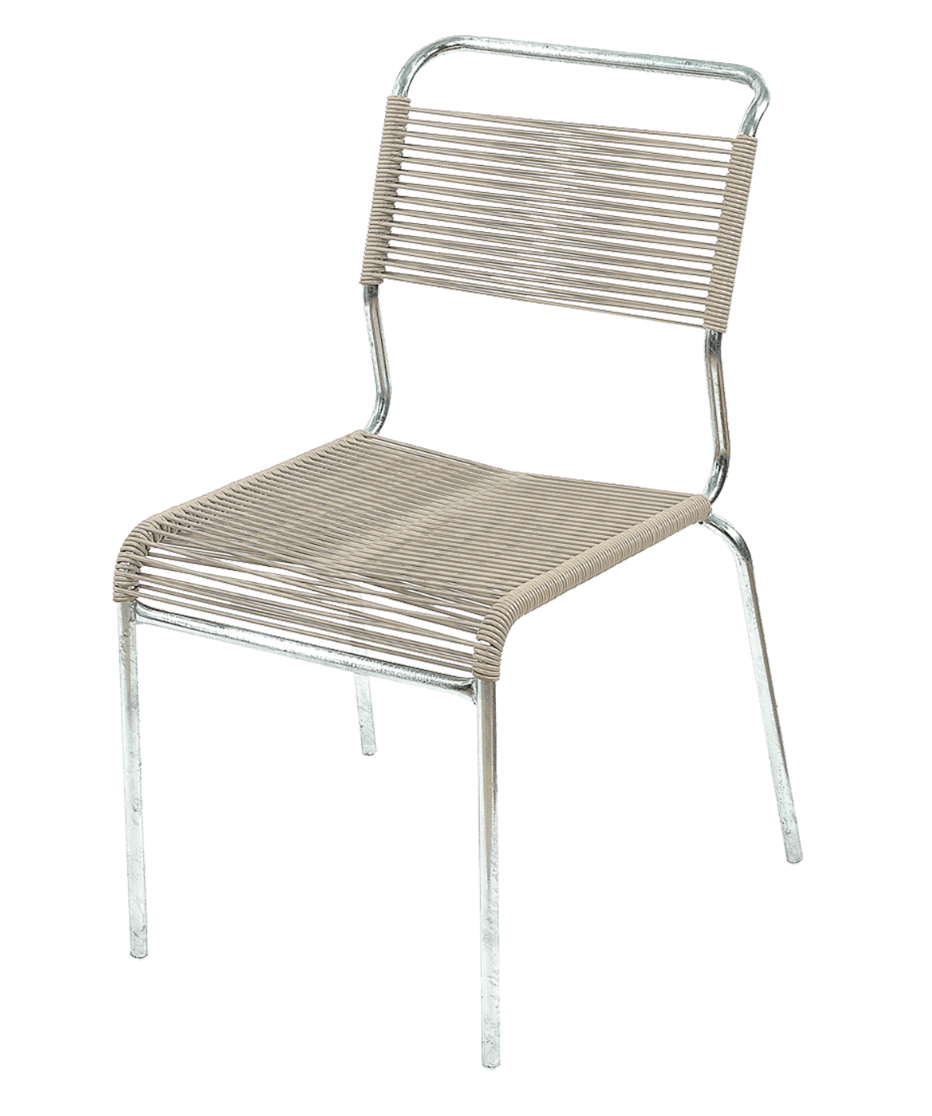 Sessel Spagh.o.Arml.past.braun<br> Farbe: pastellbraun