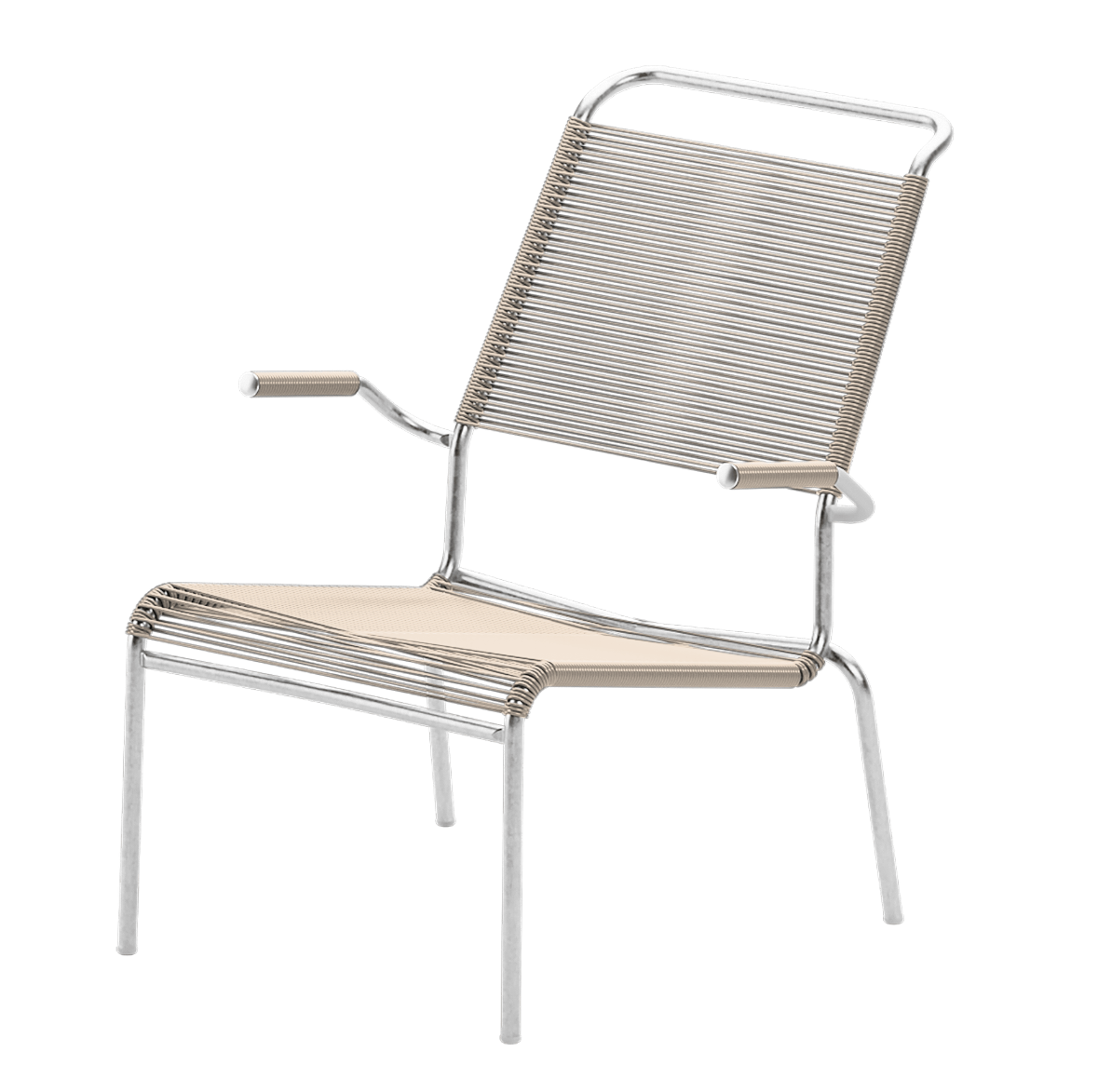 Spaghetti-Lounger S&auml;ntis mit Armlehne<br>
