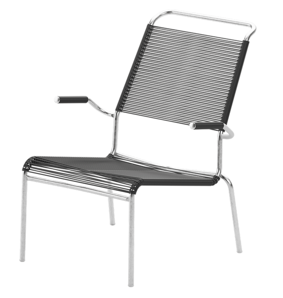 Lounger Spaghetti HL anthrazit<br> Farbe: anthrazit