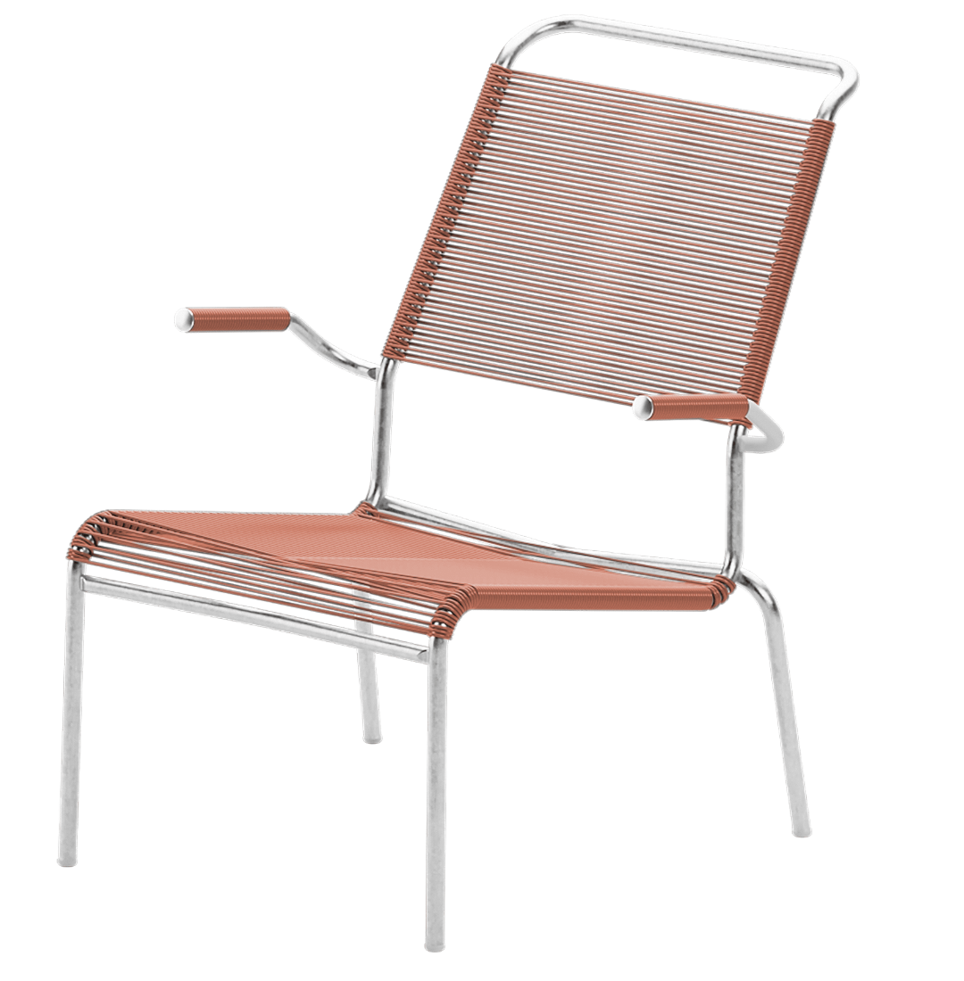 Lounger Spaghetti HL past.te.<br> Farbe: pastellterracotta