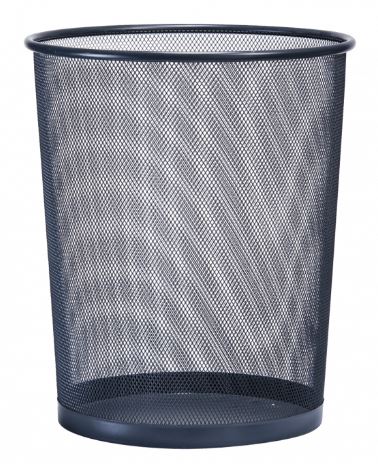 Papierkorb Mesh anthrazit Ø 29.5cm<br> Grösse: 29.5cm x 35cm