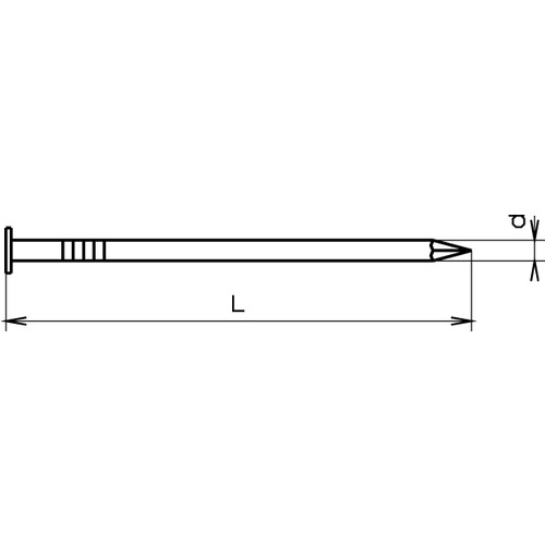 FK Drahtstift 1.0x12mm blank<br>