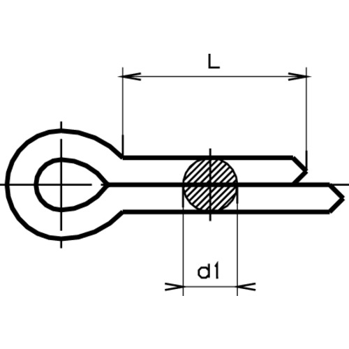 Splinten 1.6x20mm verzinkt<br>