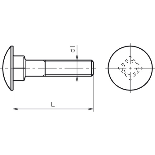 Flachrundschraube rostfrei M5x20mm<br>