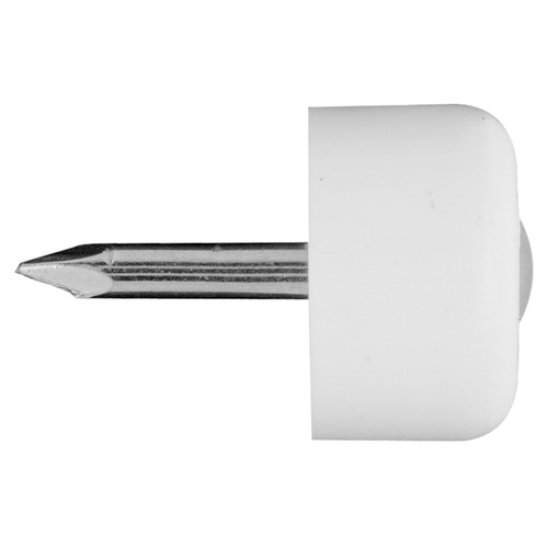 Tablarträger mit Stift weiss<br>