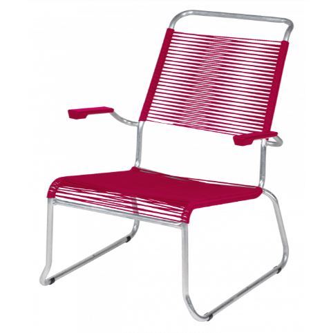 Kufen-Lounger Säntis Hochlehner <br> Farbe: rot