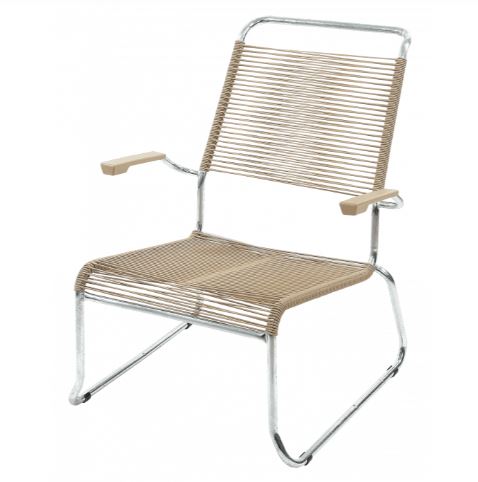 Kufen-Lounger Säntis Hochlehner <br> Farbe: pastellbraun