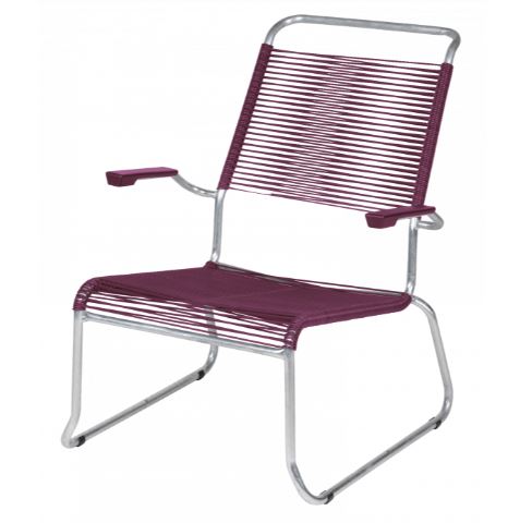 Kufen-Lounger Säntis Hochlehner <br> Farbe: bordeaux