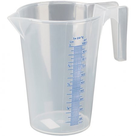 Messbecher transparent<br>