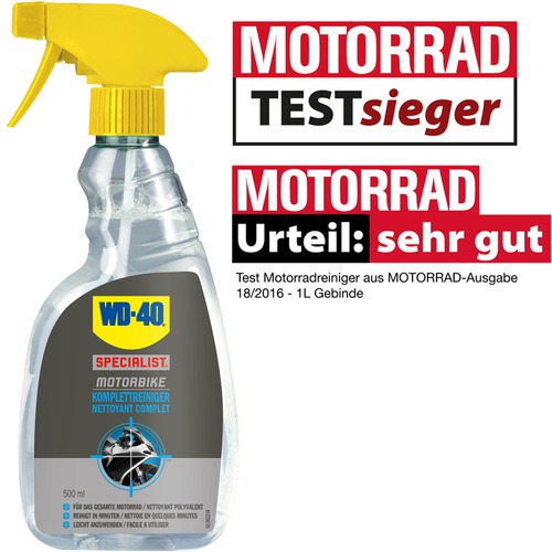 Motorradpflegespray