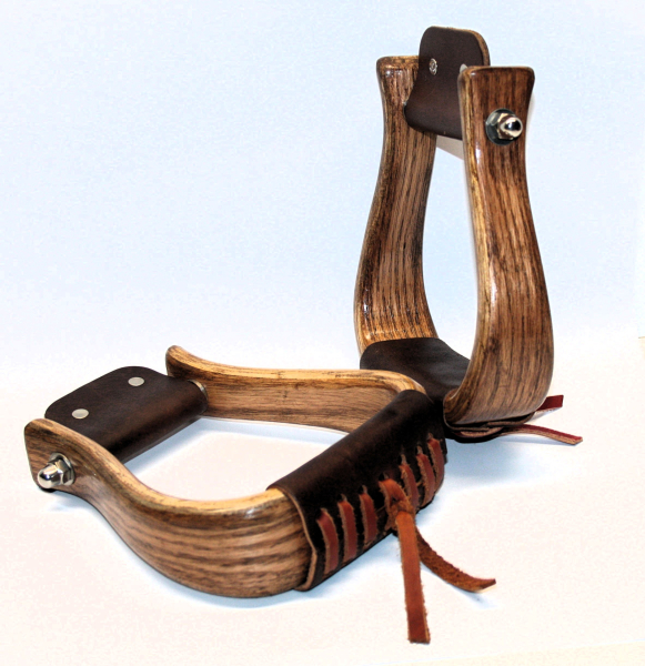 Premium Holzsteigbügel - Flat Bottom <br>