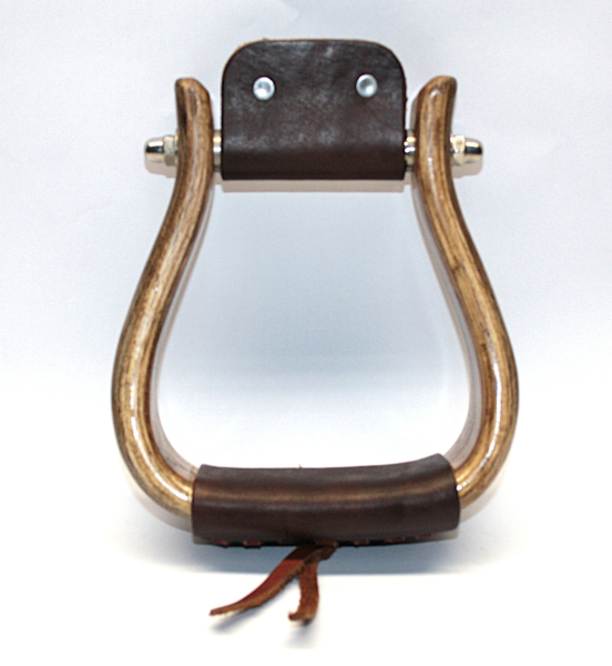 Premium Holzsteigbügel - Flat Bottom <br>