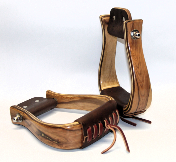 Premium Holzsteigbügel - Flat Bottom <br>