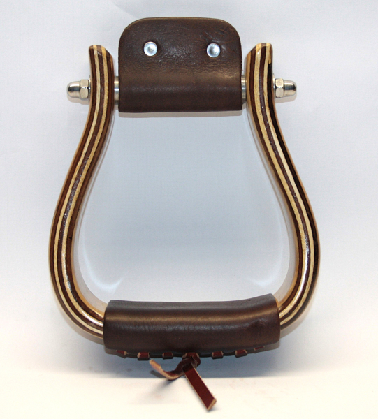 Premium Holzsteigbügel - Flat Bottom <br>
