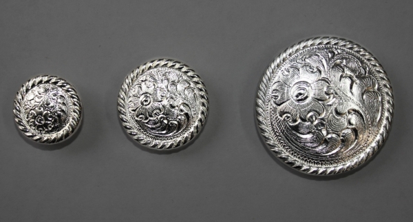 "ILC" Concho with Chicago Screw Rope<br>