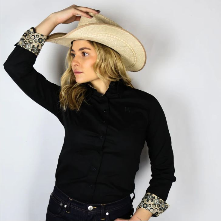 Full Black Shirt Femme<br>