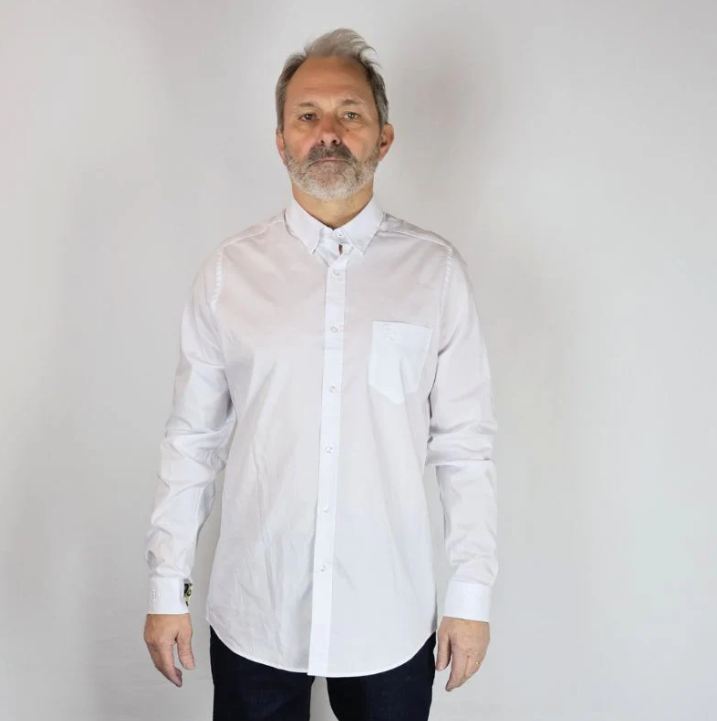 Full White Shirt Homme<br>