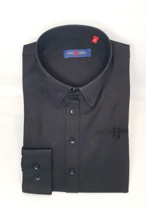 Oxford Black Shirt Femme<br>