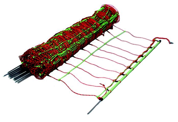 Kombinetz f&uuml;r Schafe, Einfacher Erdstab, 90cm<br>