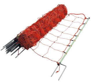 Schafsnetz, Doppelter Erdstab, 90cm<br>