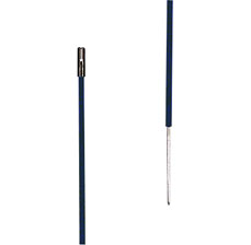 Kunststoffpfahl schwarz, 0,50M + 0,20M Spitze (10 St&uuml;ck)<br>
