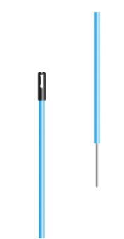 Kunststoffpfahl blau,1,35M + 0,20M Spitze (10 St&uuml;ck)<br>