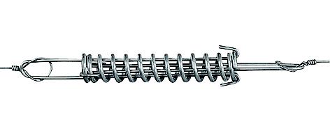 Zugfeder (High Tensile Draht 2,5mm/2,65mm)<br>