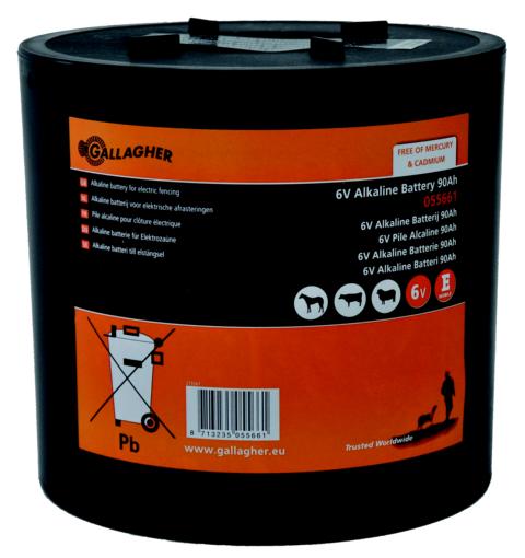 Runde Batterie (6V, 90Ah)<br>