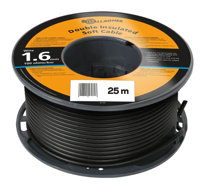 Erdkabel &oslash;1,6mm (25 Meter) - 100 Ohm/1km<br>