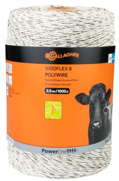 Vidoflex 6 PowerLine (wei&szlig;, 1000 Meter)<br>