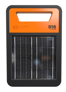 S16li Solar-Weidezaunger&auml;t inkl. Akku (0,16J - Solar)<br>