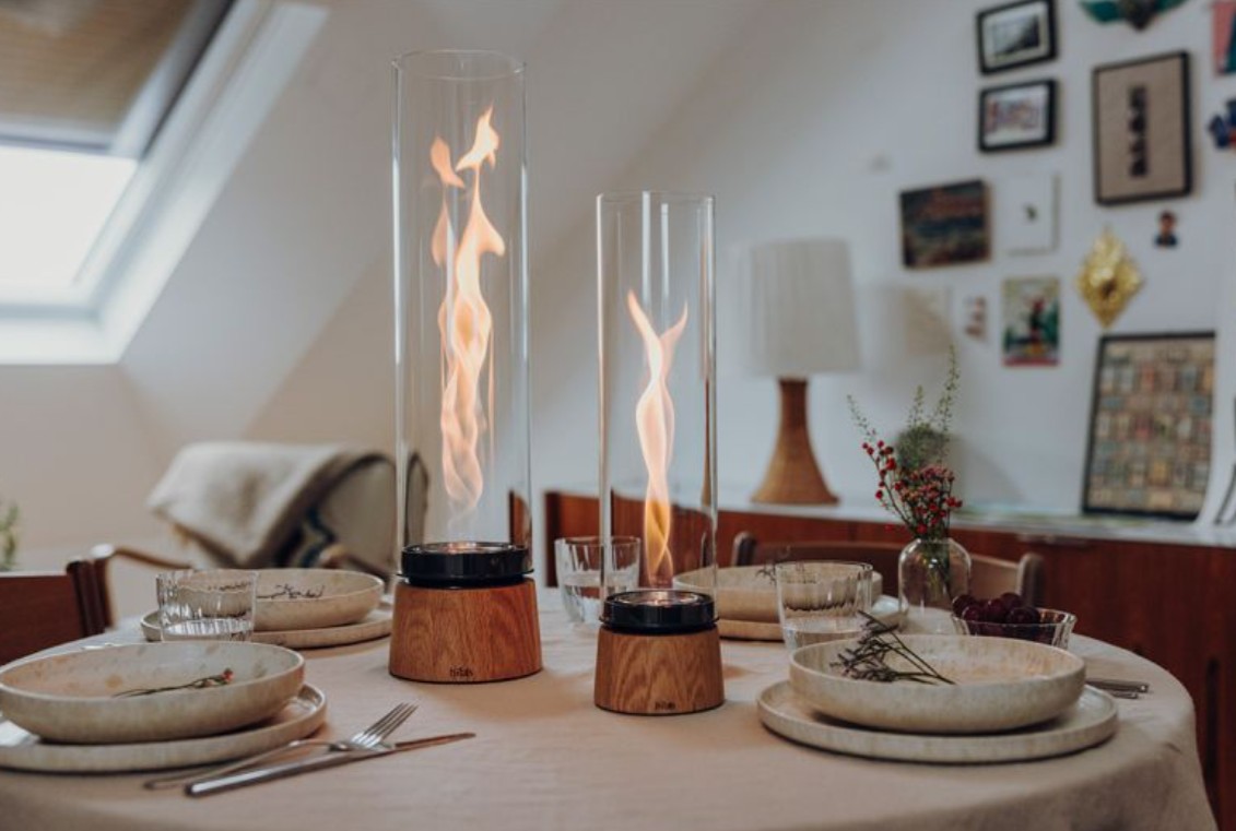 Tischfeuer Eiche, Spin air 900<br>