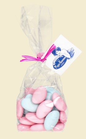 Zuckermandeln rosa und blau<br>
