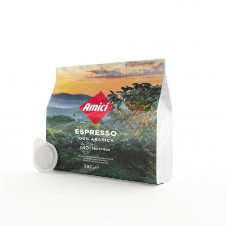 Amici Caffè Espresso, E.S.E. Pads<br>