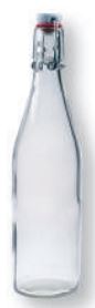 Bügelflasche 50 cl<br> Inhalt / Grösse: 50 cl, H 28 cm, Ø 7.2 cm