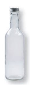 Spirituosenflasche 70 cl<br> Inhalt / Grösse: 70 cl, H 27.4 cm, Ø 76 mm