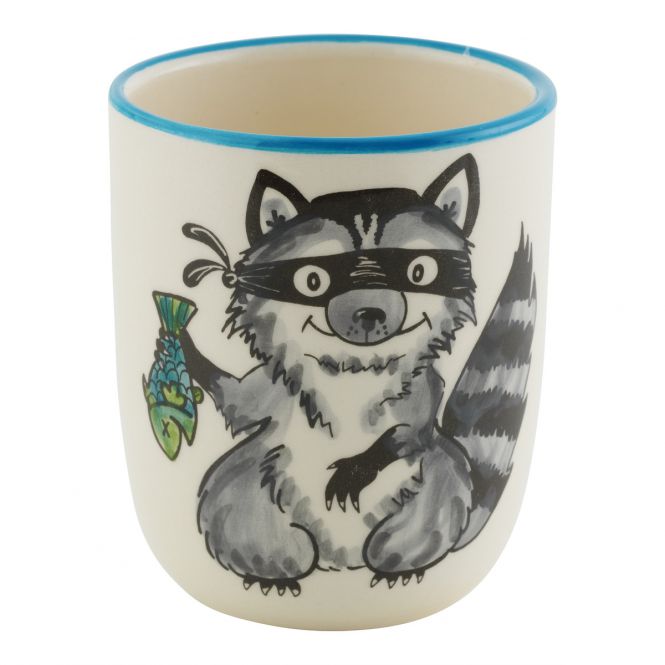 Kindertasse Waschbär 2dl<br>