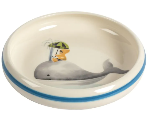 Kinderteller Walfisch mit Kind<br>