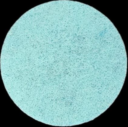 Glasuntersetzer rund ø 10 cm türkis<br> Farbe: türkis