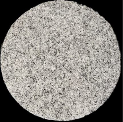 Glasuntersetzer rund ø 10 cm grau<br> Farbe: grau
