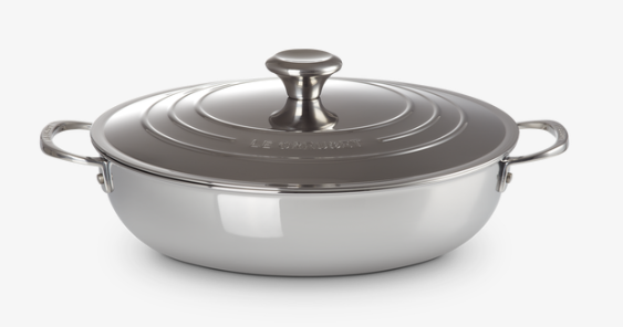 3-Ply Plus Profipfanne, mit Deckel<br>