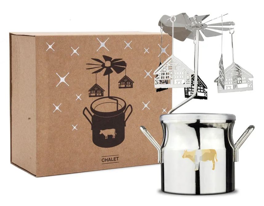 Teelicht-Karussell "Chalet"<br>