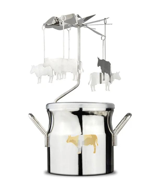 Teelicht-Karussell "Kuh"<br>