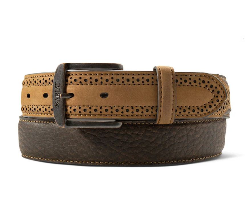 Ariat Mens Belt Perforated Billets<br>