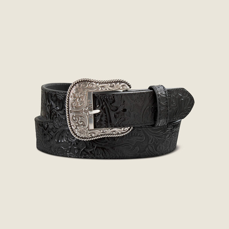 Ariat Floral Embossed Belt<br>