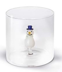 Glas aus Borosilikat 250 ml, Schneemann<br>