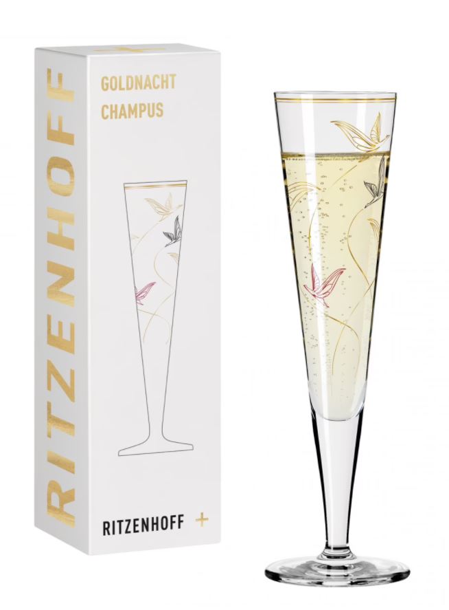 Champagnerglas Goldnacht no.17<br>