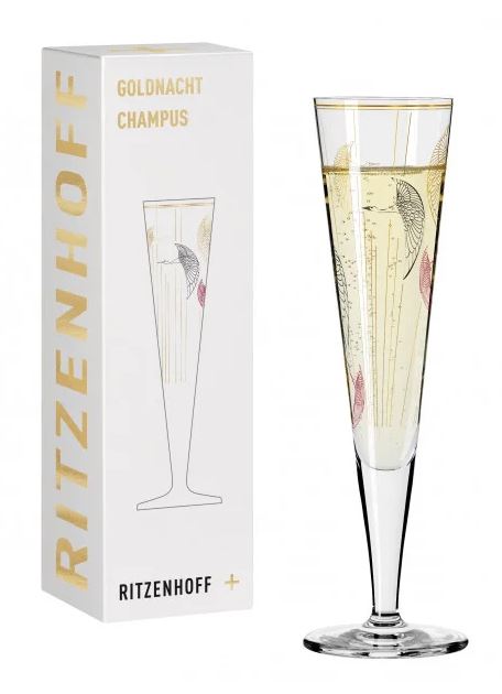 Champagnerglas Goldnacht  no.18<br>